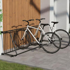 Commercial Floor Bike Rack Stand Dual Sided Outdoor Parking Rack 10 Holders Capacity Bike Storage Holder Fits 12-29in Tires for Front Yards Stores Schools Storefronts Workplace