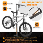 Ceiling Mounted Horizontal Bike Rack - Overhead Storage Space Saver, Ideal for Apartments, Garages & Tight Spaces