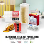 Kitchen Discovery Plastic Bread Box Container Preserve Bread Up To 5 Days and Keep Flavor and Freshness - Bread Box Plastic Storage