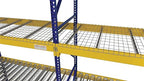Vestil WMD-4246 Pallet Rack Wire Decking, 2500 lb. Uniform Capacity, 42" Length, 46" Width, 1.5" Height, Fits 1-1/2" Step Beam, 96" Beam Requires 2 Piece, Powder Coat Grey