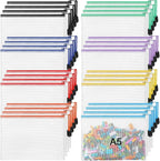 Jetec 32 Pcs Mesh Zipper Bags Toy Storage Bikini Organizer Bag Bolsas Para Guardar Trajes De Bano Waterproof Zipper Reusable Pouch Puzzle Multipurpose for Storage Office(Sweet Color,9 x 7 Inch)