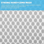 Honeycomb Mesh Laundry Bags for Delicates - 12x16 Inches Medium Washing Bags for Bras, Lingerie, Socks, Baby Clothes - Gentle Wash Protection with Zipper Closure (6)