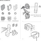 Hornit CLUG PRO | Wall Mounted Bike Rack | Secured by FIDLOCK | 5 Sizes | Easy to Install