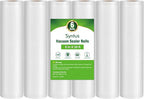 Syntus Vacuum Sealer Bags for Food, 6 Rolls 8" x 20' Commercial Grade Bag Rolls, BPA Free Food Vac Bags for Storage, Meal Prep or Sous Vide