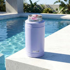 DUALIE 3 in 1 Insulated Can Cooler - 15+ Colors - Universal Size for 12 oz Cans, Slim Cans, and Bottles
