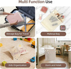 100% Cotton Mesh Laundry Bags, Premium Soft, No Dye, Set of 4, Natural