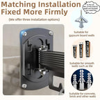 Mounted Wall Drying Rack, Laundry Hanger Dryer Rack, Laundry Hanger Rack, Wall Mounted Clothes Rack, Laundry Room Hanging Rack(Foldable/High-Bearing/Never Fall Off/Third Generation/White)
