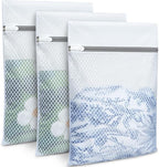 BAGAIL Laundry Bags Mesh Wash Bag for Intimates Lingerie and Delicates,3Pcs(Honeycomb,3M)