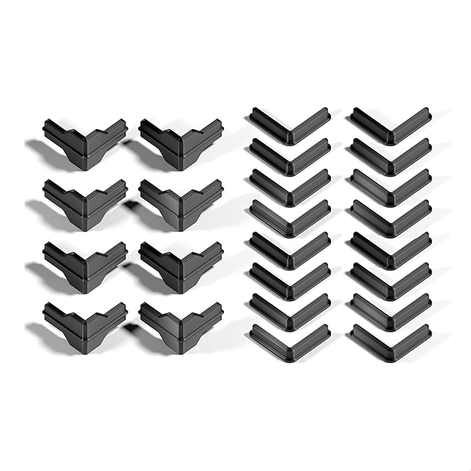 Chia Whalen Post Insert, 24pcs for COSTCO and SAMS Club 5-Shelf Heavy Duty Steel Shelving Unit, Gorilla Rack Replacement Parts, 2 Full Sets of Metal Shelf Connectors