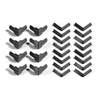 Chia Whalen Post Insert, 24pcs for COSTCO and SAMS Club 5-Shelf Heavy Duty Steel Shelving Unit, Gorilla Rack Replacement Parts, 2 Full Sets of Metal Shelf Connectors