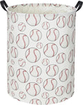 Baseball Kids Laundry Basket Baby Hamper Toy Storage Bin for Boys Room Decor Baby Nursery Hamper Gift Baskets for Bedroom Bathroom(Baseball)