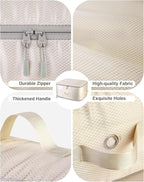 Comforter Storage Bag - 2-Layer Self Compression Organizer, 2-Pack Closet Organizers and Storage, Under Bed Space Saver, Blanket Organizer for Bedding, Pillow, Sheet, Clothes, Nursery Use