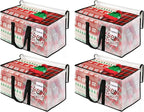 BlissTotes Moving Bags, 93L 4-Pack Storage Bags, Moving Box Heavy Duty Extra Large, Moving Totes with Zipper, Reinforced Handles Boxes for Packaging Moving, Decorative Wreath Storage