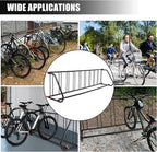 GAOMON Commercial Grid Bike Rack Stand, 10 Holders Capacity Heavy Duty Metal Floor Bike Stand Outdoor Bicycle Rack for Garage School Outdoor Parking Bike Shop, Single Sided