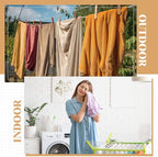 Kigley 50 Pcs Large Wooden Clothespins Jumbo Extra Wide 2.83 Inches Length Sturdy Wooden Clothespin Heavy Duty DIY Clips for Laundry Hanging Clothes Craft Food Opened Bags Display