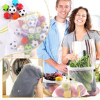 20 Pack Reusable Produce Bags, Washable Produce Mesh Bags, Durable Vegetable Fruits Bag, See-Through Toy Storage Mesh Bag with Drawstring for Fruits Vegetables Fridge Storage Toys, 3 Sizes