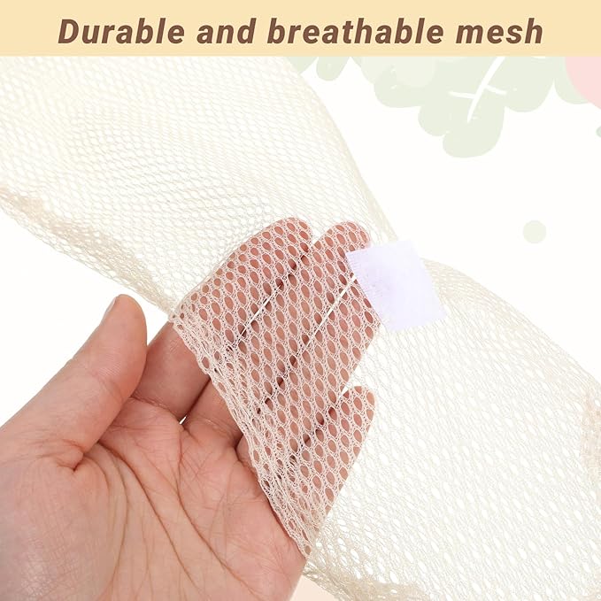 KALIONE 5 Packs Potato & Onion Bags, Hanging Mesh Storage Bags, Long and Large Reusable Net Produce Bags for Fruit Veggies, Suitable for Kitchen and Grocery