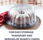 Nordic Ware Cake Keeper, Deluxe Bundt, Clear
