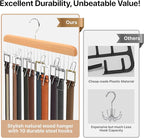 Umo Lorenzo Belt Hanger for Closet - Accessories Organizer Rack for Belts, Ties, and Scarves