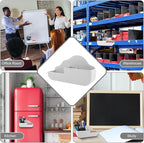Cloud Style 3 Compartment Magnetic Dry Erase Marker Holder, Pen Pencil Organizer for Refrigerator, Whiteboard, Locker Accessories