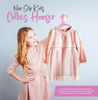 Utopia Home 60 Pack Kids Hangers - 11.5 Inch Plastic Baby Hangers for Closet - Childrens Hanger for Clothes & Infant Hanger for Closet - for Everyday Standard Use (Baby Pink)