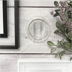 Plymor White Vinyl Finish Wall Mountable Plate Hanger, 2.25" H x 1.25" W x 0.375" D (for Plates 2" - 3"), Pack of 3
