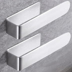 Taozun Hand Towel Holder/Towel Bar - Self Adhesive Hand Towel Rack Stainless Steel Towel Ring for Bathroom Kitchen, 2 Packs