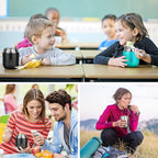 Insulated Soup Thermo 17oz - Stainless Steel Vacuum Lunch Box for Adults, Kids Leakproof Hot Food Container with Handle Folding Spoon (School Office Outdoor)