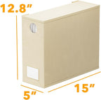 SpaceAid 10 Pack Bed Sheet Organizers and Storage, Foldable Sheet Organizer for Linen Closet, Sheets Set Folder Keeper with Window XL (Queen & King Size) Organizing Bedding Container, Beige