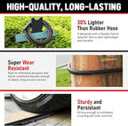 Short Garden Hose 10ft x 5/8", NON-EXPANDABLE Heavy Duty Premium Flexible Water Hose, No Kink, Leakproof, Lightweight Hybrid Hose with Male to Female Fittings for Household、Backyard