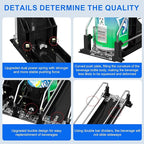 2024 Drink Organizer for Fridge, Upgrade Soda Can Dispenser for Refrigerator, Automatic Pusher Glide Fridge Can Organizer for Refrigerator, Fridge Soda Can Organizer (3 Rows Black)