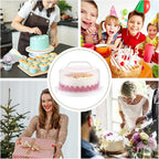Cake Carrier with Lid and Handle, BPA-Free Cake Containers Cake Stand for 10 inch Cake with 2 Handles Cupcake Carrier - Plastic Cover Two Sided Base for Transport Pie Nuts Fruit Perfect Gifts