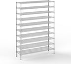 18" Deep x 60" Wide x 86" Height Wire Shelving Kit | 10-Tier | NSF Commercial Storage Rack Unit