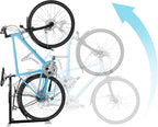 Bike Nook Bike Stand & Vertical Storage Rack The Original Vertical Bicycle Floor Stand for Garage Storage and Indoor and Outdoor use, Perfect Bike Accessories for Small Spaces with No Drilling