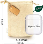 LEAFICO Reusable Cotton Bags - X-Small 3x4 25 Pack - Cloth Gift Bags with Drawstrings for Jewelry, Home Supplies, Makeup,DIY, Wedding, Party Favors - Muslin Fabric Pouches