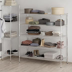 24" Deep x 60" Wide x 64" Height Wire Shelving Kit | 5-Tier | NSF Commercial Storage Rack Unit