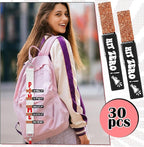 Kigeli 30 Pcs Spirit Clips Cheer Pins Cheerleader Gifts Clothes Pins for Backpacks Competition Glittered for Team Cheer Gifts Stuff Supplies Party Favors Accessories Bulk(Black, Orange,Shiny)