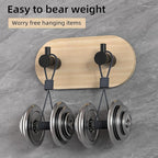 Kayqi 304 Stainless Steel Minimalist Hooks, Suitable for Various Settings Such as bathrooms, Kitchens, and entryways (Set of 3). (Black)