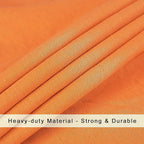 Heavy Duty Laundry Bag with Drawstring and Handle, Extra Large Travel Dirty Clothes Bag for Laundromat and Household, Durable Rip-Stop Laundry Hamper Liner, 28 x 40 Inch by SANFERGE, Orange