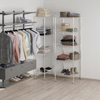 24" Deep x 24" Wide x 74" Height Wire Shelving Kit | 5-Tier | NSF Commercial Storage Rack Unit