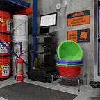18" Deep x 24" Wide x 8" Height 1-Tier Wire Shelving Kit | NSF Commercial Storage Rack Unit