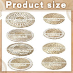 Xuhal 8 Pcs Boho Wall Basket Decor Decorative Bulrush Woven Basket Wall Decor Rustic Farmhouse Hanging Baskets for Kitchen Rustic Home Summer Decorations