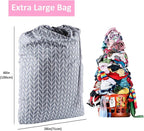 SWISSELITE Laundry Bag with Handle and Drawstring, Large Heavy Duty Laundry Bag, 28 x 40 Inches Travel Dirty Clothes Bag for Laundromat and Household