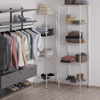 24" Deep x 24" Wide x 86" Height Wire Shelving Kit | 5-Tier | NSF Commercial Storage Rack Unit