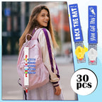 Kigeli 30 Pcs Spirit Clips Cheer Pins Cheerleader Gifts Clothes Pins for Backpacks Competition Glittered for Team Cheer Gifts Stuff Supplies Party Favors Accessories Bulk(Blue, Silver,Duck)
