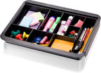 Officemate Recycled Expandable Drawer Tray, 10 3/8 W - 16 W, Black (26372)