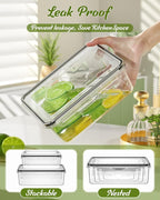 40 Piece Food Storage Containers with Lids(20 Containers & 20 Lids), BPA-Free Plastic Food Containers for Kitchen Storage and Organization, Leak Proof Meal Prep Container, Includes Labels & Pen