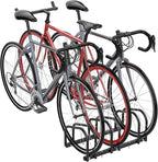 WALMANN 3 Bikes Floor Bike Stand, Bike Parking Rack Garage Bike Storage Stand Indoor/Outdoor 22-28" Wheel Stand, Max. Tire Width 2.1"
