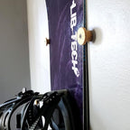 Grassracks Nubbins - Bamboo Flush Ski Wall Mount & Snowboard Wall Mount - Ski Rack & Snowboard Rack