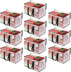 BlissTotes Moving Bags, 76L 10-Pack Storage Bags, Moving Box Heavy Duty Extra Large, Moving Totes with Zipper, Reinforced Handles Boxes for Packaging Moving, Decorative Wreath Storage